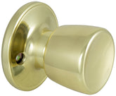 ProSource Dummy Knob, Tulip Design, 1-3/8 to 1-3/4 in Thick Door, Brass, 65.7 mm Rose/Base